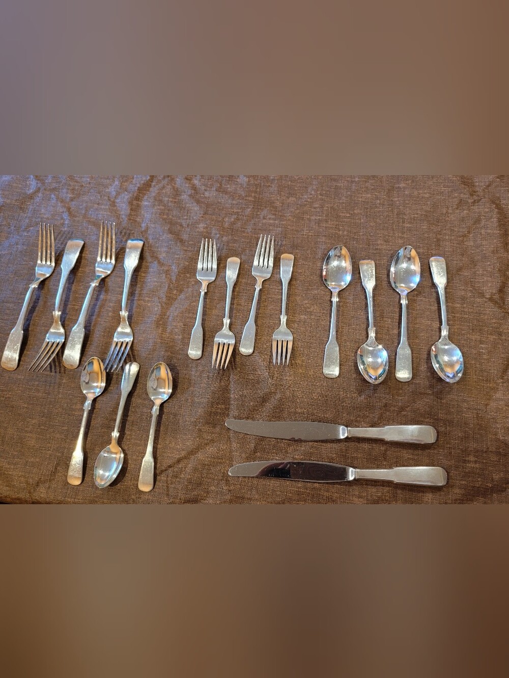 Vintage 1847 Rogers Bros 1867 Silverplate Flatware 17 Pc Replacement Lot Fiddle